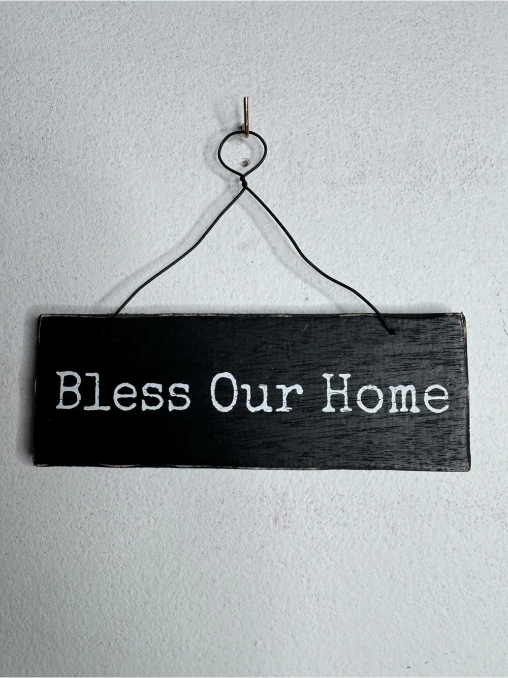Bless Our Home Farmhouse Hanging Sign